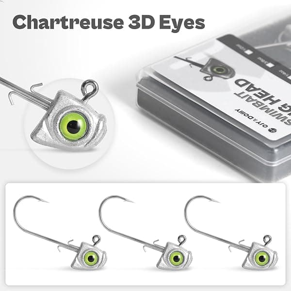 OJYDOIIIY Swimbait Jig Heads, 15-Pack — view 2 of 4
