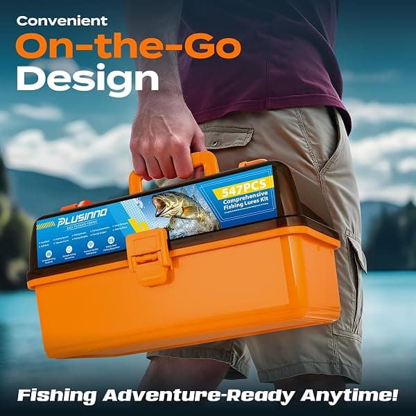 PLUSINNO 4-Layer Tackle Box Kit, 547 Pieces — view 2 of 4