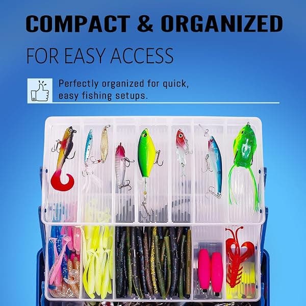 Vipfish 3-Layer Tackle Box Kit, 448 Pieces — view 2 of 4