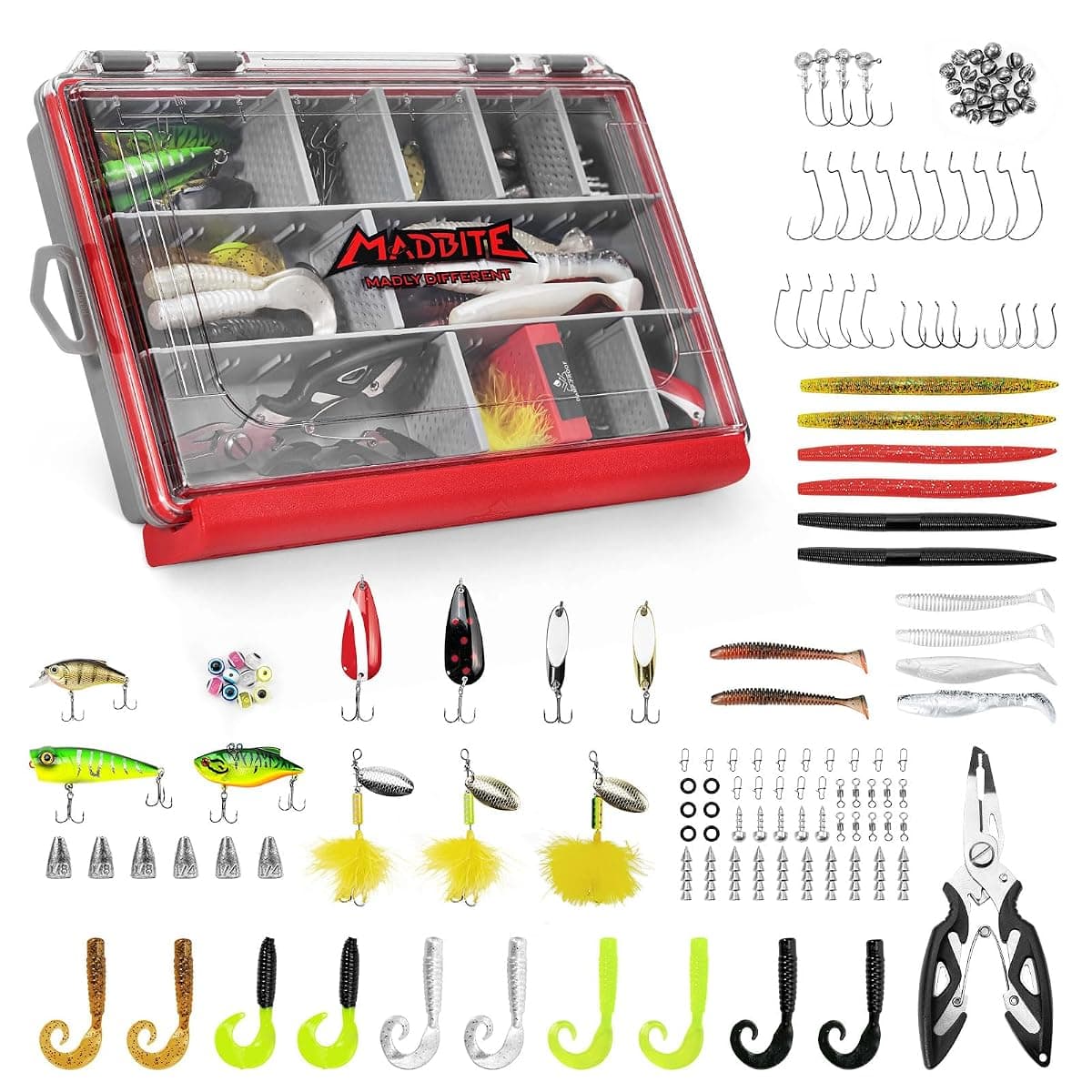 MadBite Freshwater Lure Kit with 3600 Box