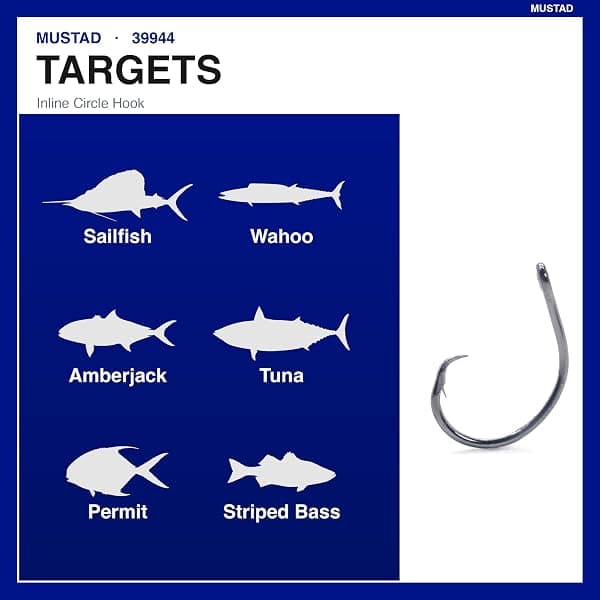 Mustad Demon Perfect Circle Inline 2/0, 50-Pack — view 2 of 4