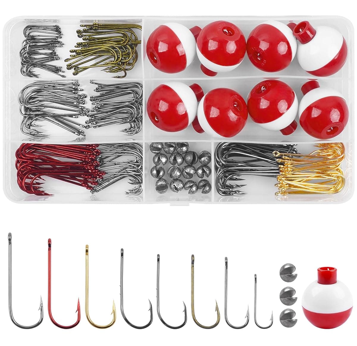 JSHANMEI Beginner Tackle Kit, 215 Pieces