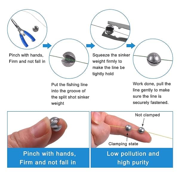 JSHANMEI Hook, Sinker and Swivel Kit, 150 Pieces — view 3 of 4