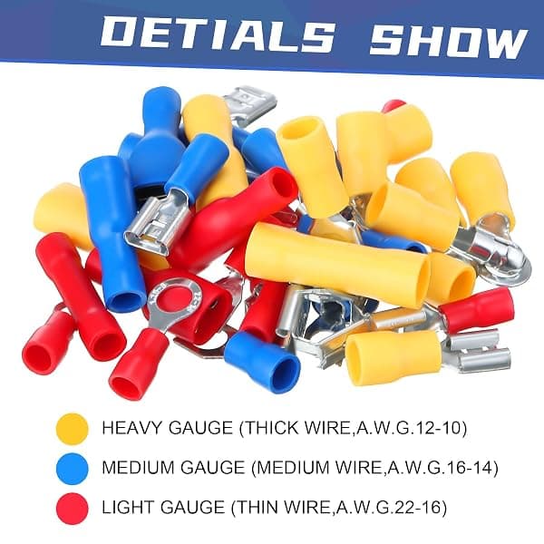Hoteam Insulated Wire Connector Kit, 1200 Pieces — view 3 of 4