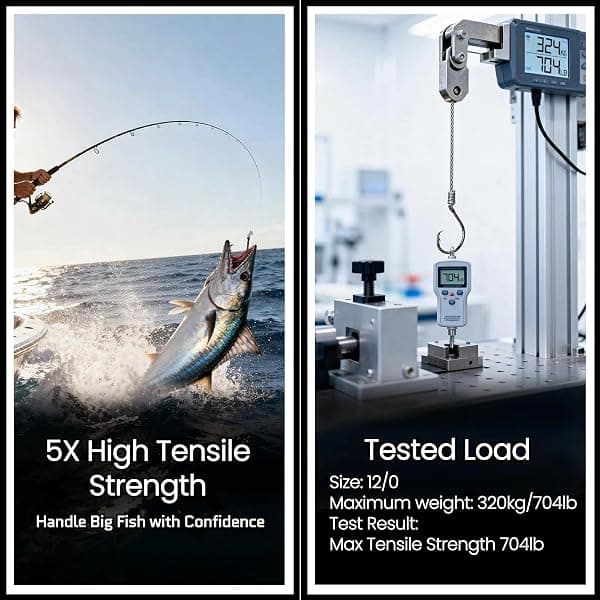 FishTrip 5X Inline Circle Hooks, Size 1, 25 Pcs — view 2 of 4