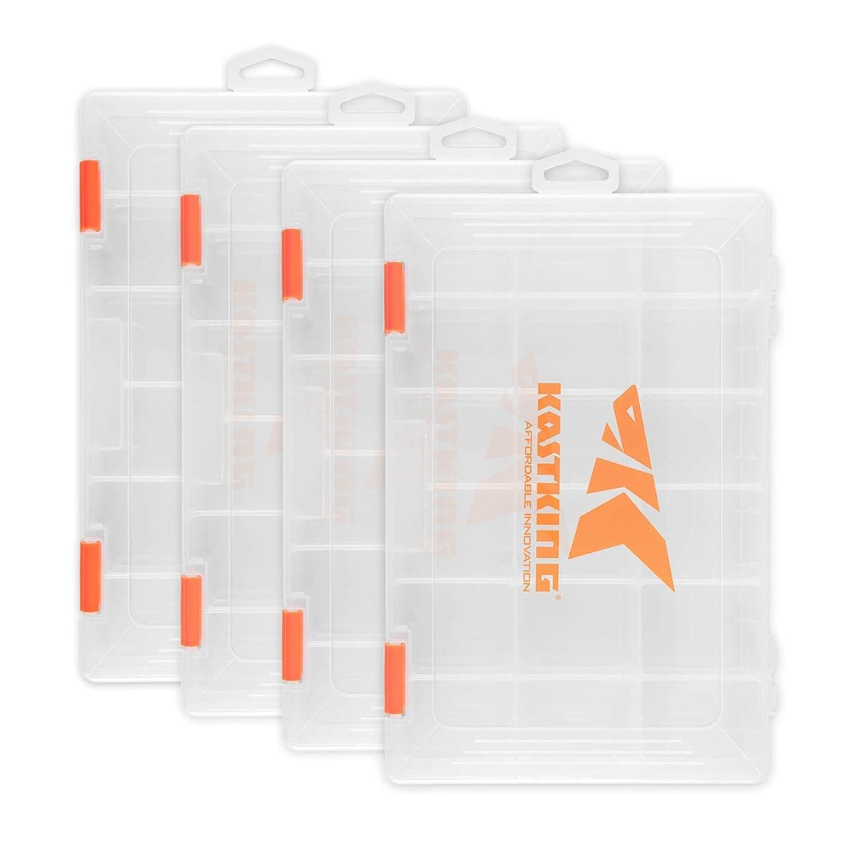 KastKing 3600 Tackle Trays, 4 Pack, 3-18 Slots