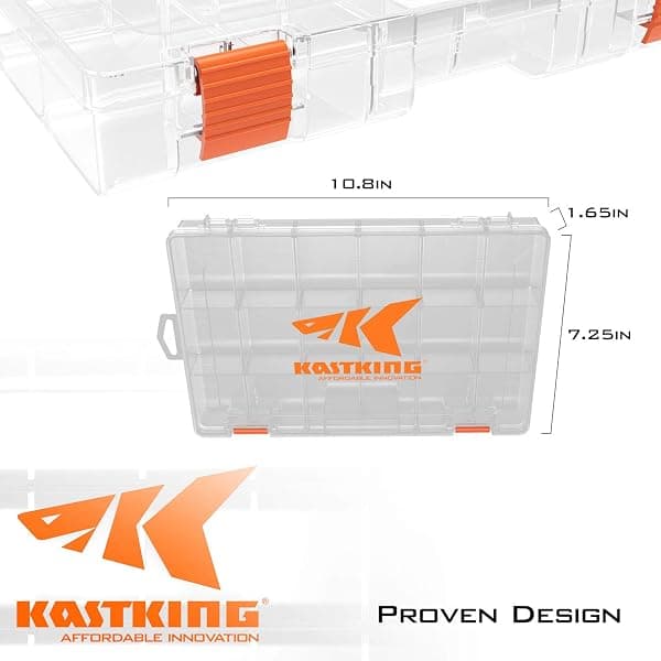 KastKing 3600 Tackle Trays, 4 Pack, 3-18 Slots — view 2 of 4