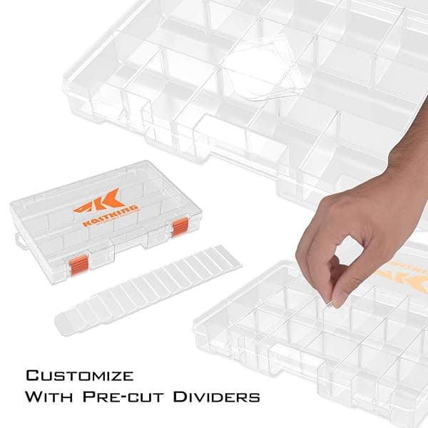KastKing 3600 Tackle Trays, 4 Pack, 3-18 Slots — view 3 of 4