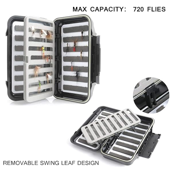 Maxcatch Swing Leaf Fly Box, Holds 720 Flies — view 3 of 4