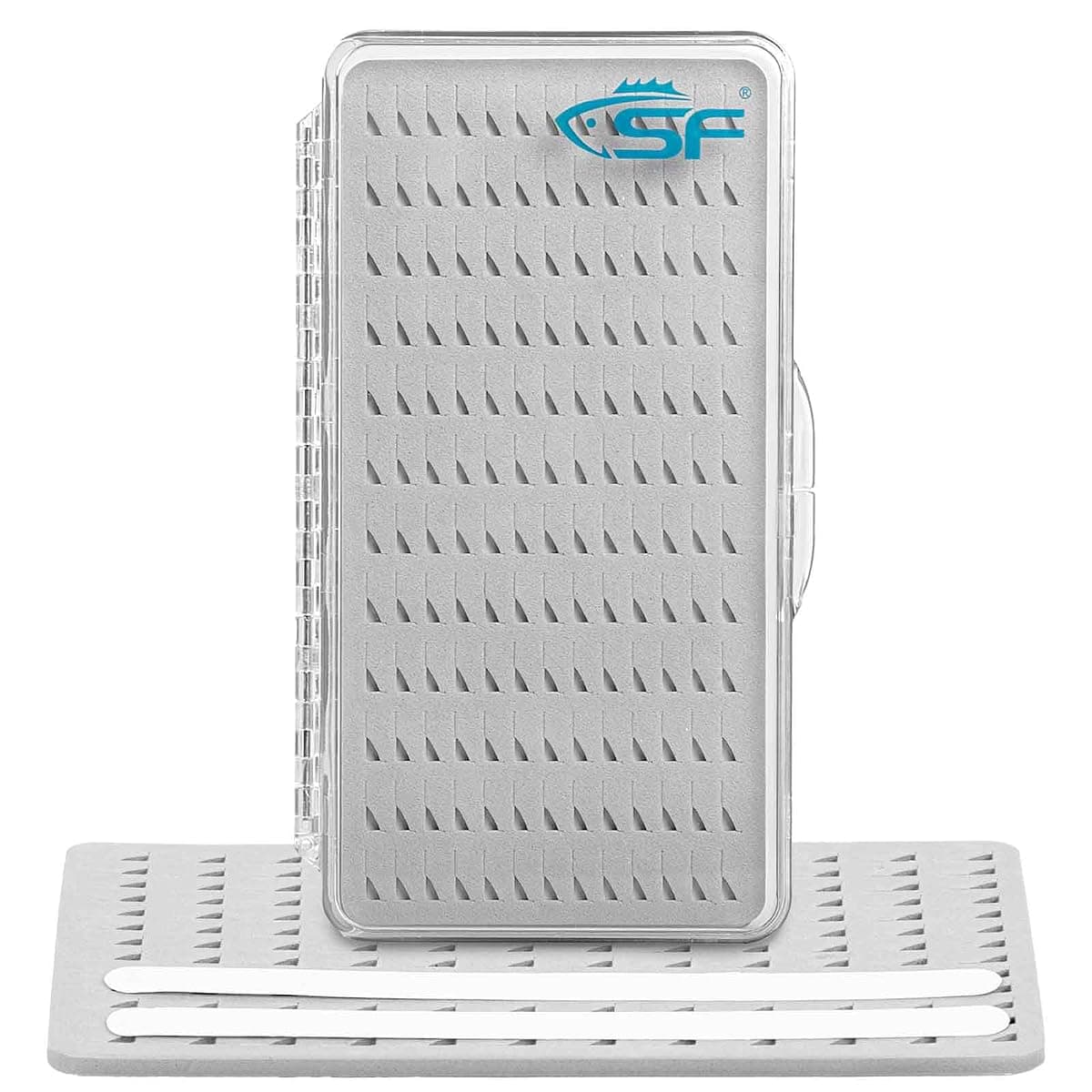 SF Slim Fly Box, Clear Lid, 7.4 x 4.3 in
