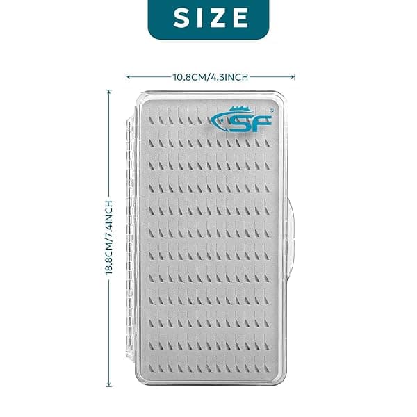 SF Slim Fly Box, Clear Lid, 7.4 x 4.3 in — view 2 of 4