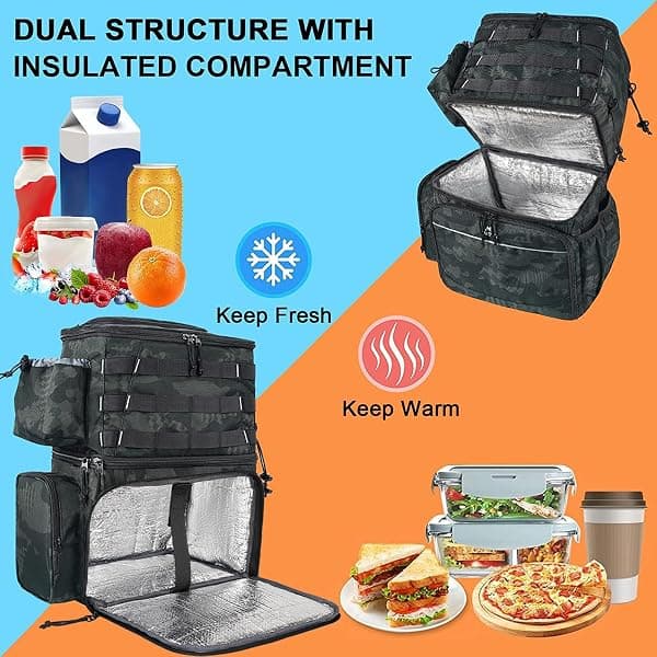 MATEIN Fishing Backpack with Cooler, 26L — view 3 of 4