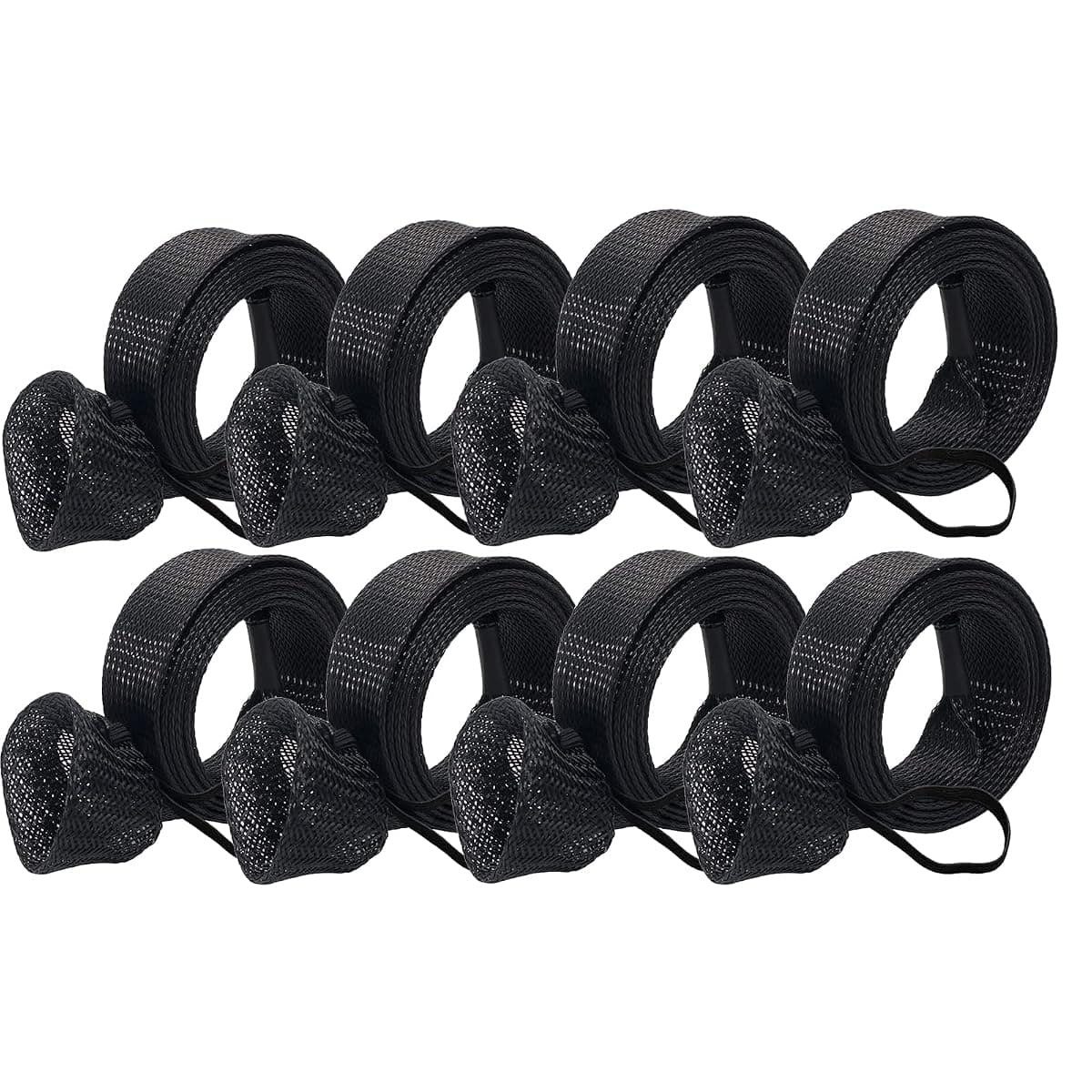 Facune Rod Sleeves, 8 Pack, 67 in Braided Mesh