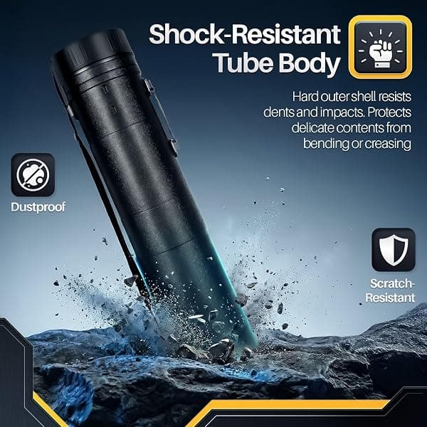 Flexzion Telescoping Rod and Poster Tube, 6.5 in — view 3 of 4