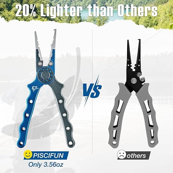 Piscifun Saltwater Fishing Pliers 7.1 in, Nylon Sheath — view 4 of 4