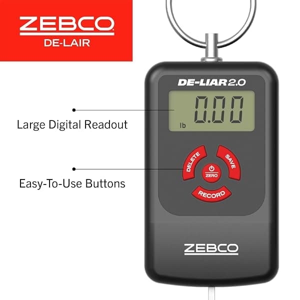 Zebco De-Liar 2.0 Digital Fish Scale, 50 lb — view 3 of 4