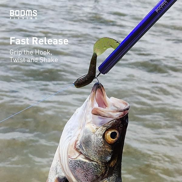 Booms Fishing R2 Hook Remover, 10 in, Blue — view 3 of 4