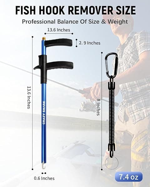 Crazy Shark Hook Remover, 13.6 in, Blue — view 2 of 4