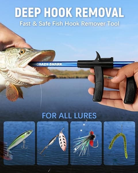 Crazy Shark Hook Remover, 13.6 in, Blue — view 4 of 4
