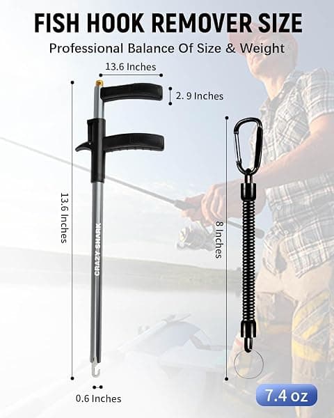 Crazy Shark Hook Remover, 13.6 in, Gun Metal — view 2 of 4