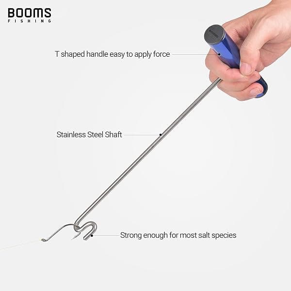 Booms Fishing R08 Hook Remover, 10 in, Blue — view 2 of 4