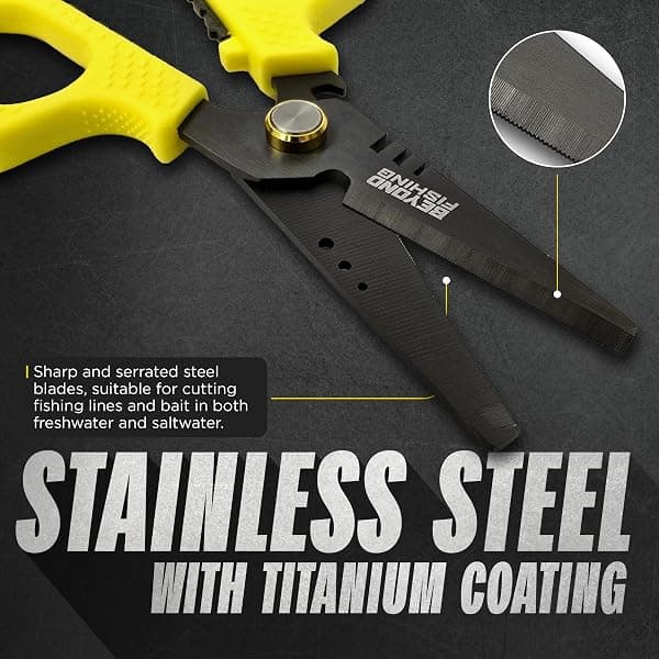 Beyond Braid Pro Fishing Shears, 6.5 in, Yellow — view 4 of 4
