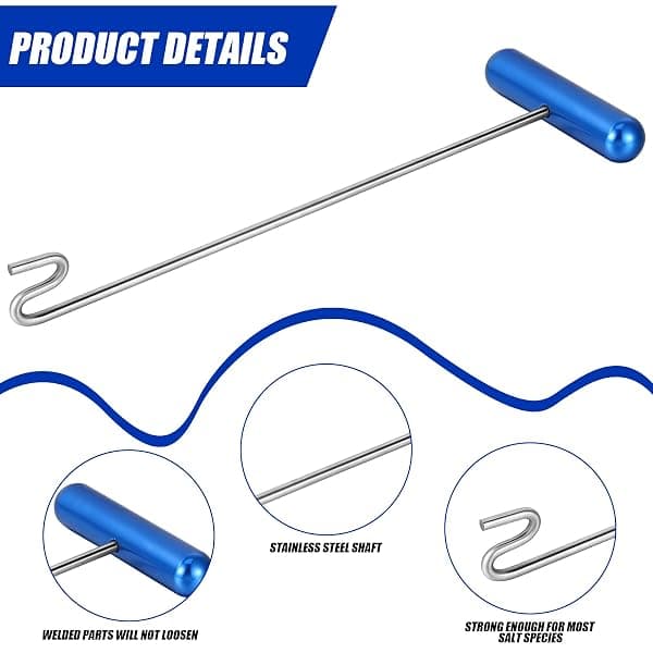 Sotiff 12 in Fish Hook Remover, 2-Pack, T-Handle — view 3 of 4