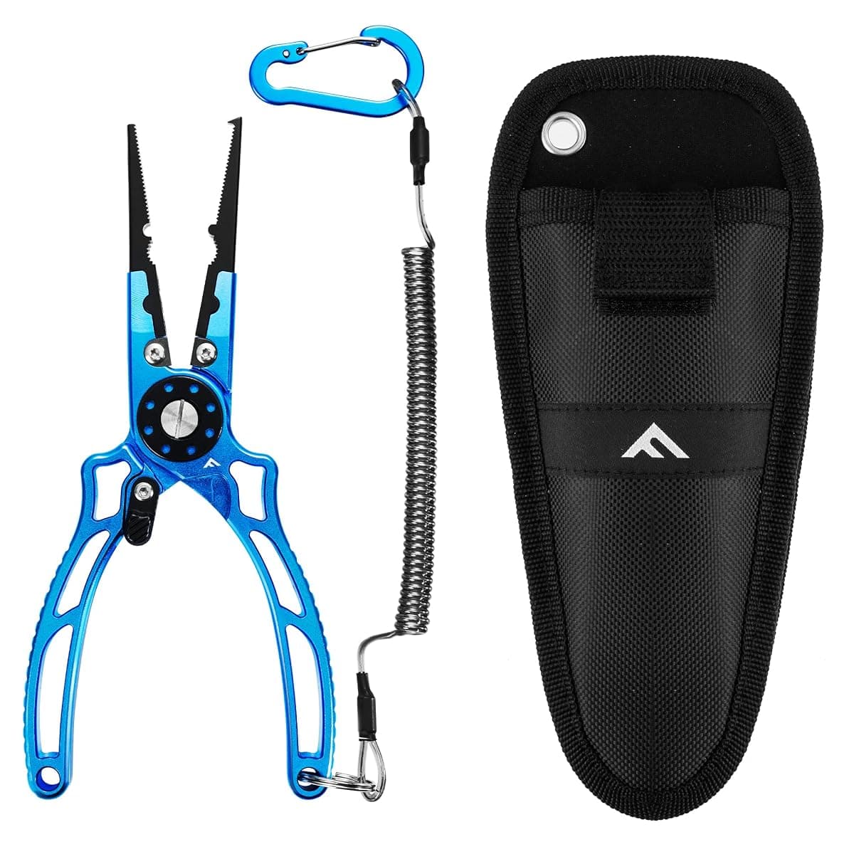 Flissa Saltwater Fishing Pliers, 8 in, Safety Lock