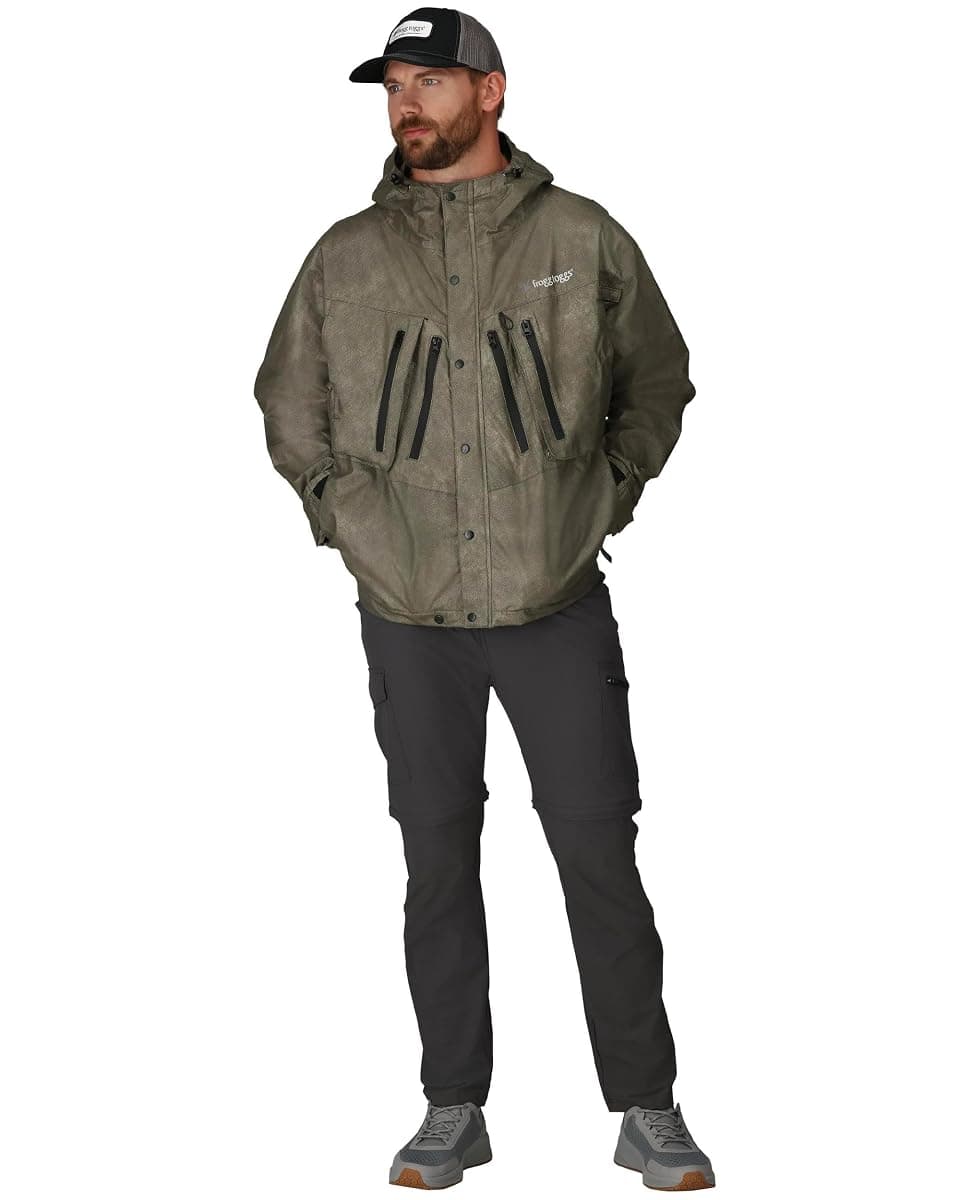 Frogg Toggs Tekk Toad Rain and Wading Jacket, XL