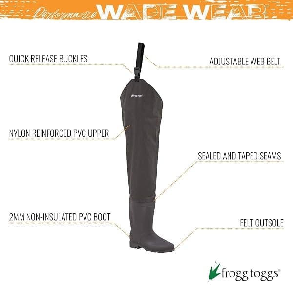 Frogg Toggs Rana II PVC Bootfoot Hip Wader — view 4 of 4