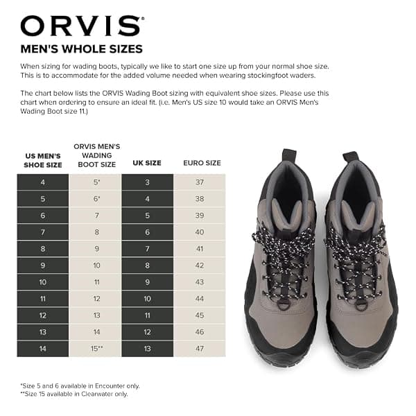 Orvis Clearwater Wading Boots, Rubber Lug Sole — view 2 of 4