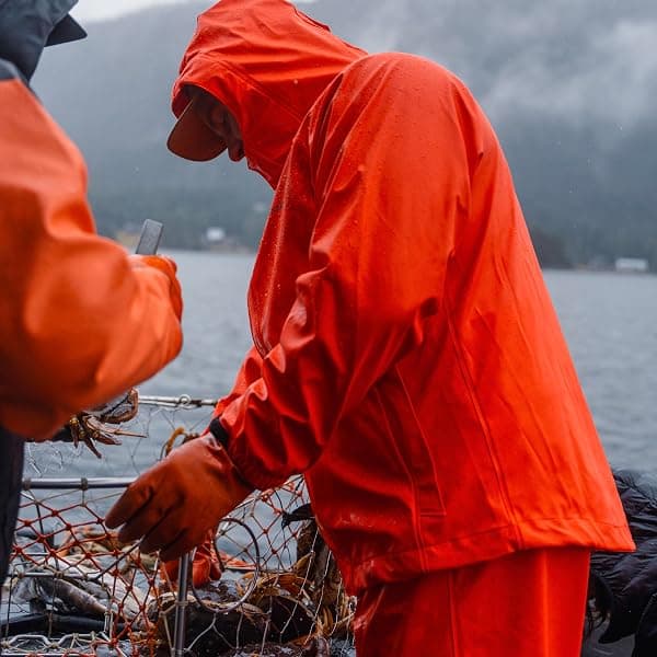 Grundéns Neptune Fishing Jacket, Green X-Large — view 2 of 4