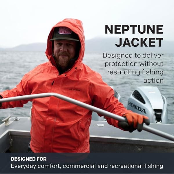Grundéns Neptune Fishing Jacket, Black Large — view 4 of 4