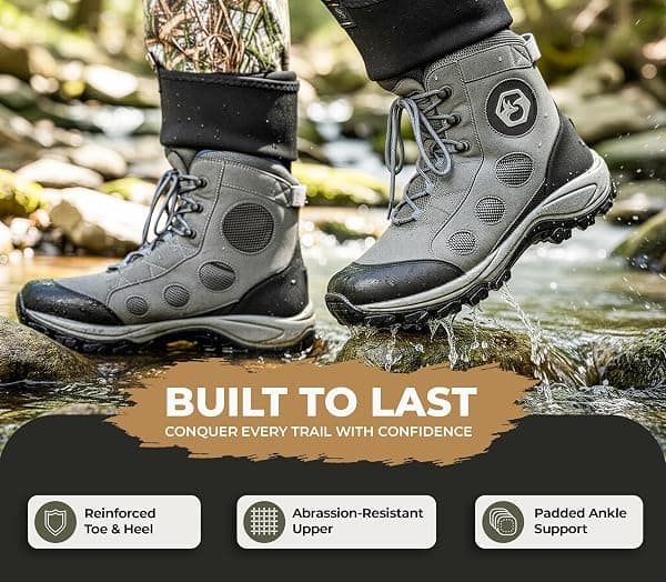 Foxelli Wading Boots, Rubber Sole, Size 11 — view 4 of 4