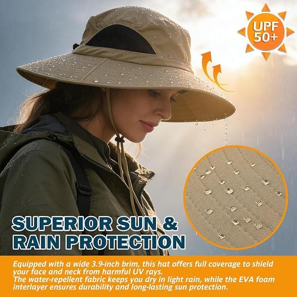 Einskey Wide Brim Boonie Hat, UPF 50+ — view 3 of 4