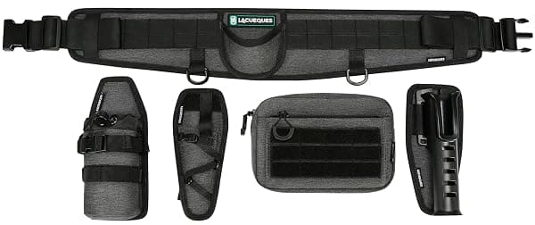Lacueques Wading Belt with Rod Holder, Grey — view 4 of 4