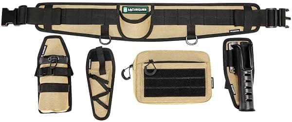 Lacueques Wading Belt with Rod Holder, Tan — view 4 of 4