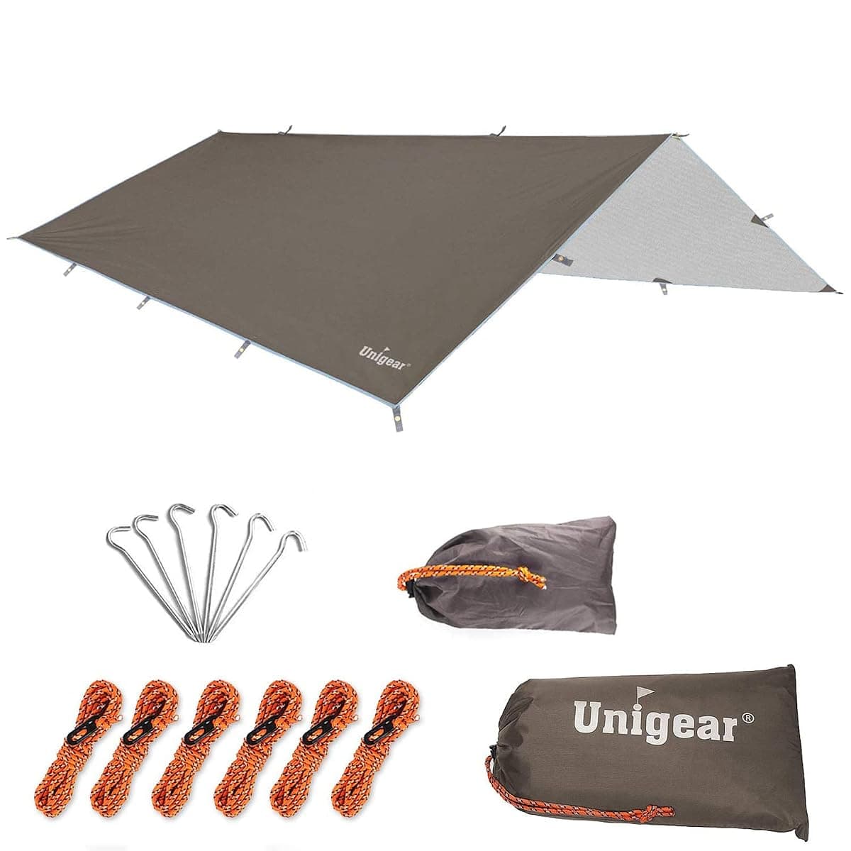 Unigear Hammock Rain Fly Tarp, 9.8 x 9.8 ft