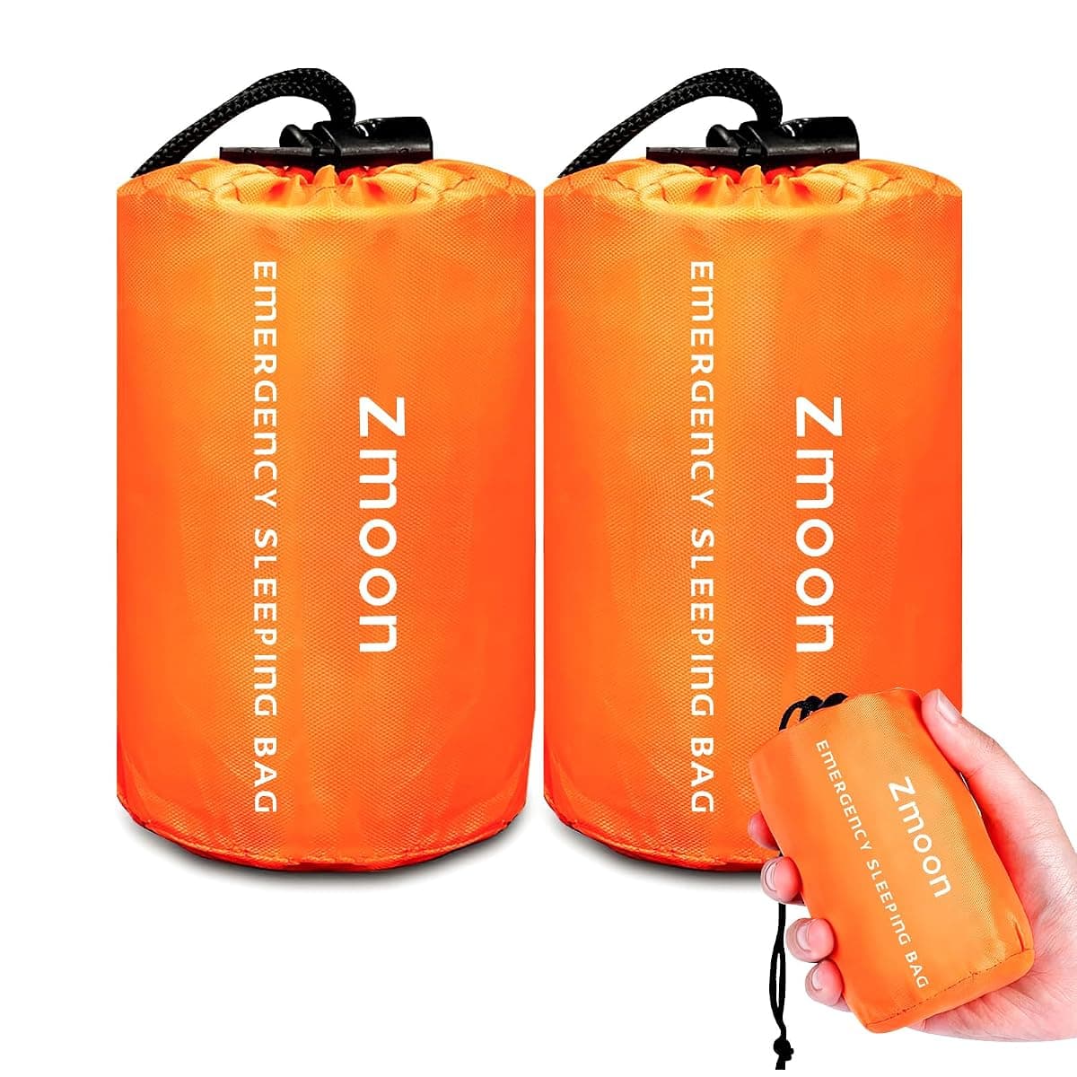 Zmoon Emergency Mylar Bivy Sacks, 2-Pack