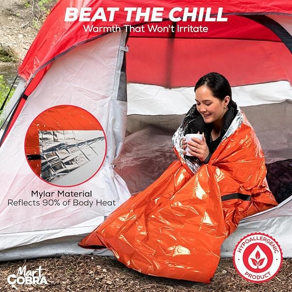 Mart Cobra Emergency Mylar Bivy Sacks, 3-Pack — view 3 of 4