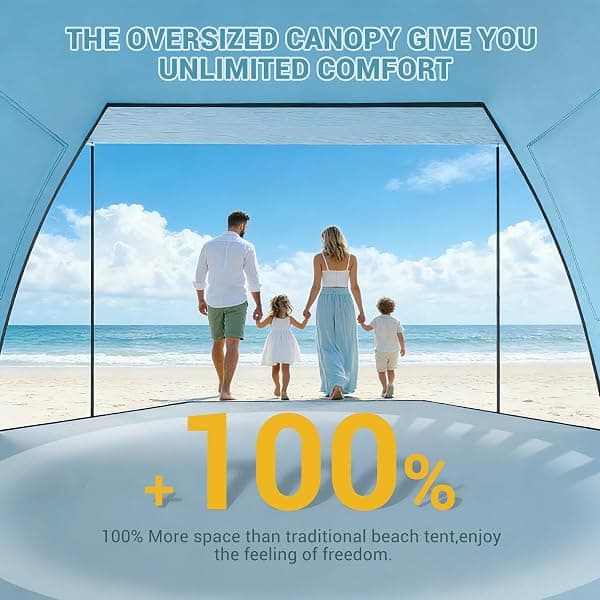 Elegear CumbreX Beach Tent, 4-5 Person, UPF 50+ — view 3 of 4