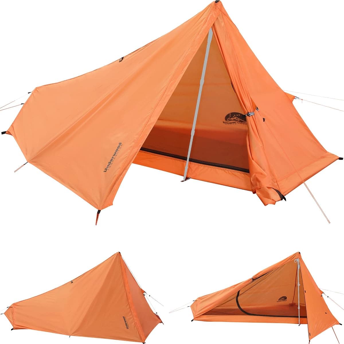 Underwood Aggregator Trekking Pole Tent, 1P Yellow