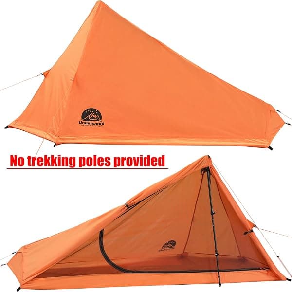 Underwood Aggregator Trekking Pole Tent, 1P Yellow — view 2 of 4