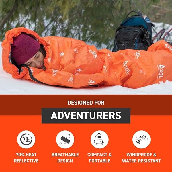 SOL Escape Bivvy with Hood, 84 x 31 in — view 2 of 4