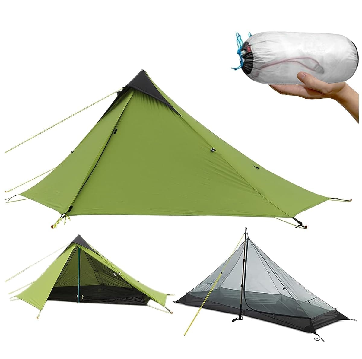 Livekooq 1-Person 3-Season Backpacking Tent