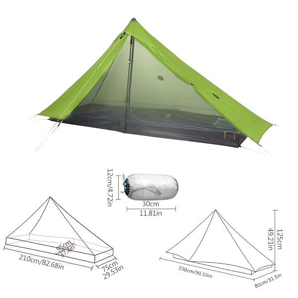 Livekooq 1-Person 3-Season Backpacking Tent — view 3 of 4