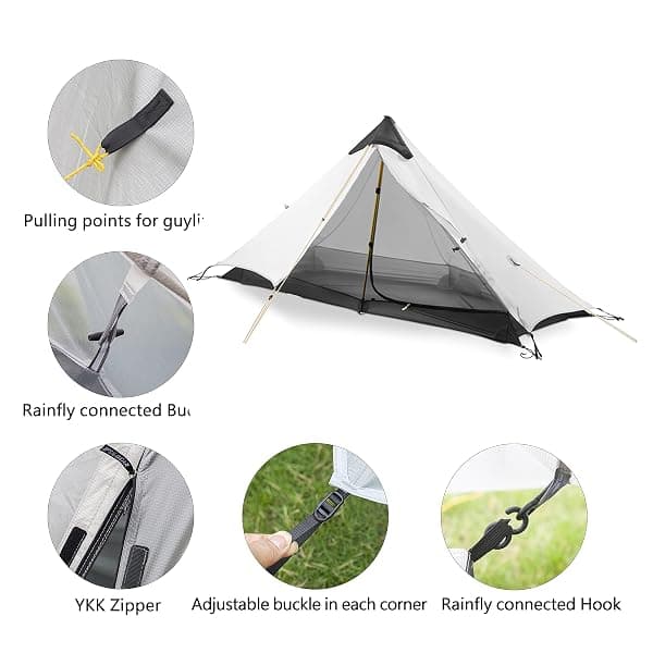 Livekooq 1-Person 3-Season Backpacking Tent — view 4 of 4