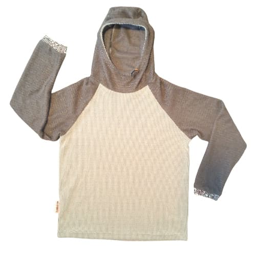 Tumble On Outfitters Alpha & Grid Combo Fleece Hoodie