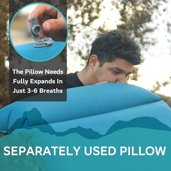 Clostnature Self-Inflating Pad, 1.5 in, w/ Pillow — view 3 of 4