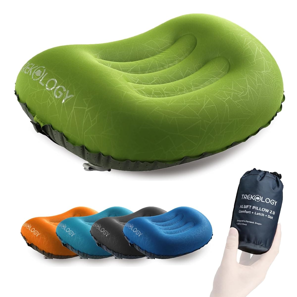 Trekology Aluft 2.0 Small Inflatable Camp Pillow